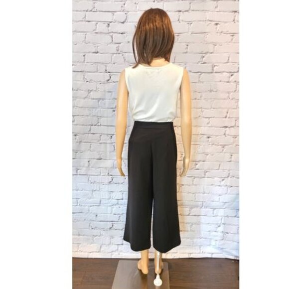 NWOT!! - ANN TAYLOR Factory, Black cropped wide legged pants - Picture 10 of 14